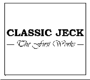 Classic Jeck: The First Works CD