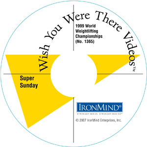 1999 Worlds Super Sunday W/L Comp. Video